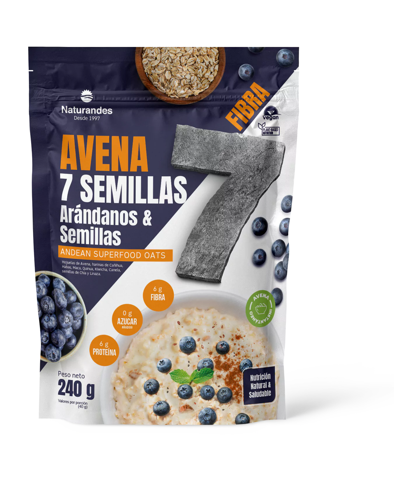 Andean Oats - Blueberries & Seeds